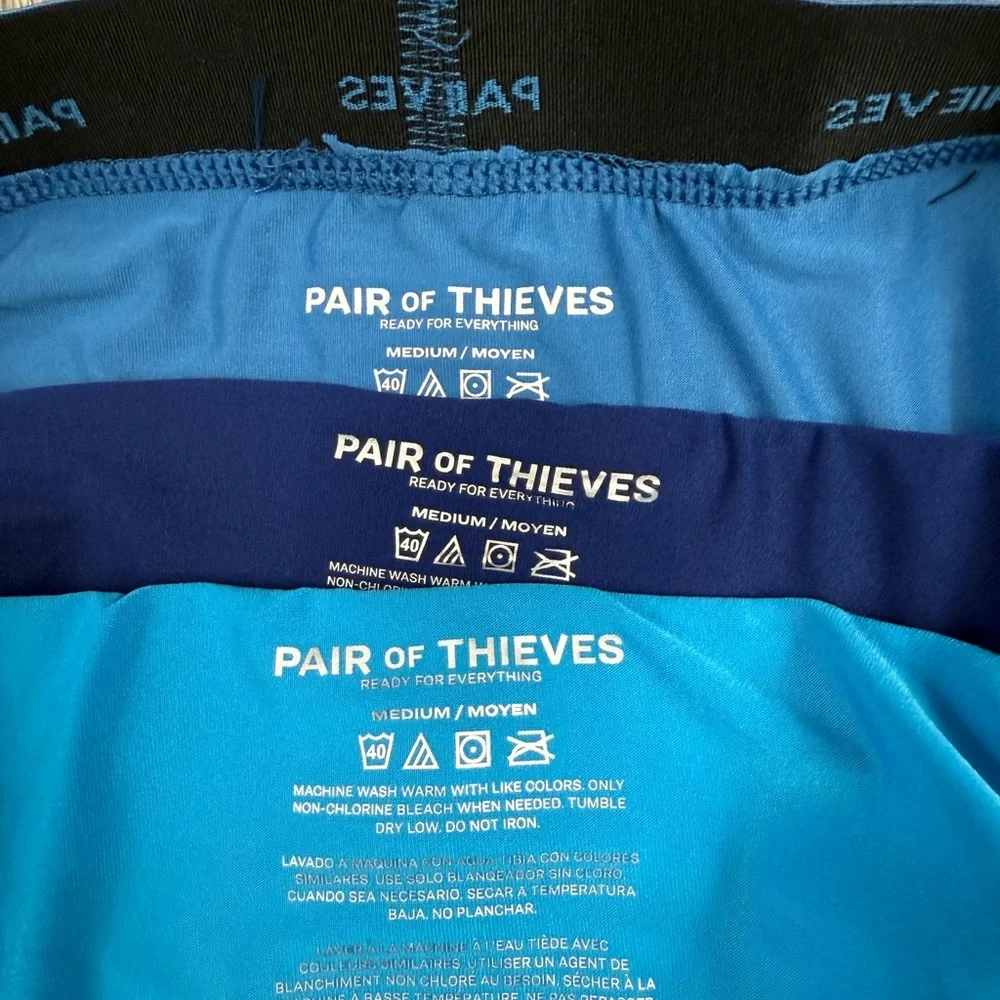 Pair Of‎ Theives Men's Blue Boxer Briefs Set
